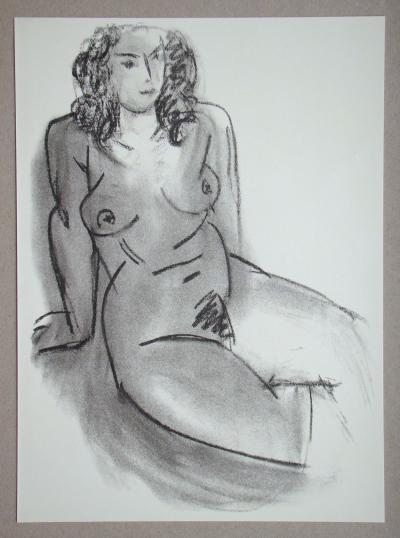 Henri MATISSE (after) - Femme, 1981 - Lithograph signed and dated 2