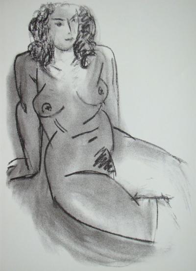 Henri MATISSE (after) - Femme, 1981 - Lithograph signed and dated 2