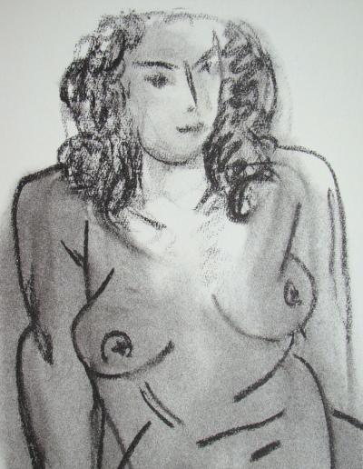 Henri MATISSE (after) - Femme, 1981 - Lithograph signed and dated 2
