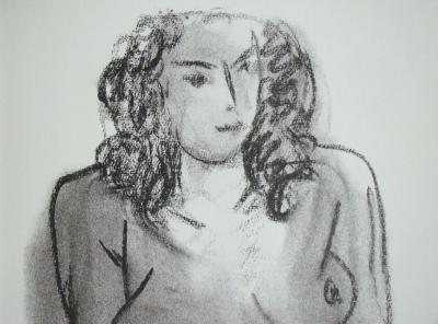 Henri MATISSE (after) - Femme, 1981 - Lithograph signed and dated 2