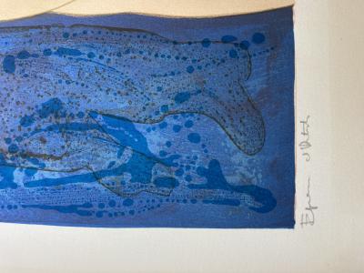 Alain Bonnefoit - "Boudeuse", 1978, original lithograph signed and numbered 2