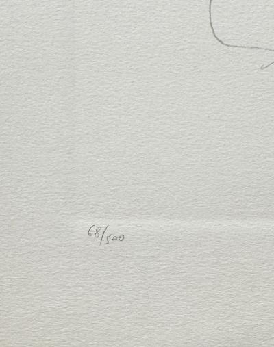 Jean COCTEAU - Faune de profil - Lithographie signée dans la planche 2