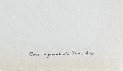 Jean ARP - Abstraction - Gravure sur bois originale 2