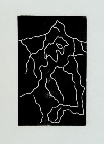 Jean ARP - Abstraction - Gravure sur bois originale 2