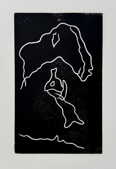 Jean ARP - Abstraction - Gravure sur bois originale 2