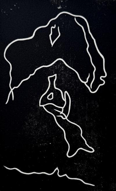 Jean ARP - Abstraction - Gravure sur bois originale 2
