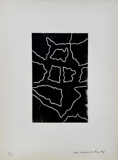 Jean ARP - Abstraction - Gravure sur bois originale 2