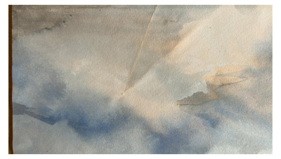 Alexandre Bonade - Saint-Servan vu des remparts de Saint-Malo  - Aquarelle - signée - 2003 2