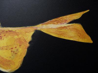 Georges BRAQUE : Composition dorée (envol élégant) - Lithographie signée 2