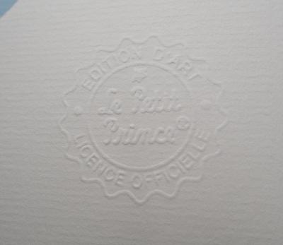 Antoine de Saint-Exupéry (d’après) - Le Petit Prince dans les nuages - lithographie 2