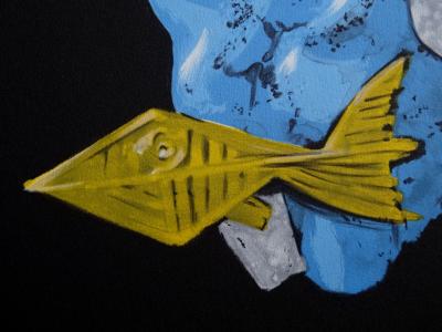 Georges BRAQUE : Poissons dorés - Lithographie signée 2