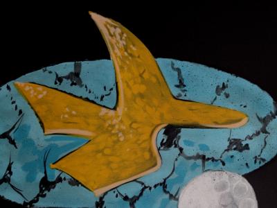 Georges BRAQUE : Oiseau au clair de lune - Lithographie signée 2