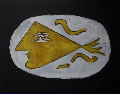 Georges BRAQUE : Esprit des rivières - Lithographie signée