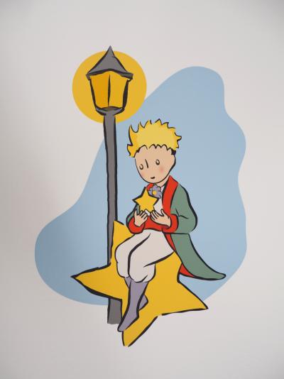 Antoine de Saint-Exupéry (d’après) - Le Petit Prince allume une étoile, 2022 - lithographie