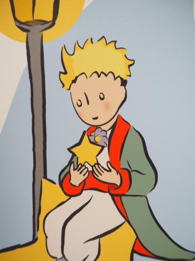 Antoine de Saint-Exupéry (d’après) - Le Petit Prince allume une étoile, 2022 - lithographie 2