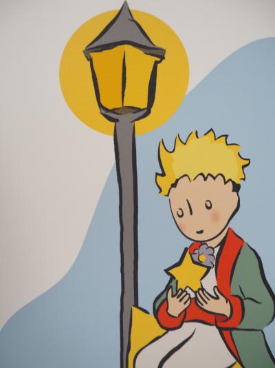 Antoine de Saint-Exupéry (d’après) - Le Petit Prince allume une étoile, 2022 - lithographie 2