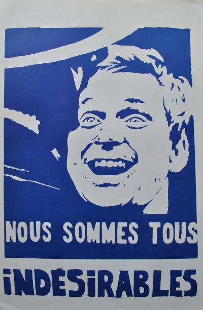Original May 68 poster: We are all undesirable (Daniel Cohn-Bendit) 2