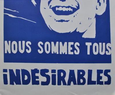 Original May 68 poster: We are all undesirable (Daniel Cohn-Bendit) 2