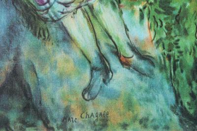 Marc CHAGALL : Bouquet d’été aux amoureux, Lithographie signée, 1989, 500ex 2