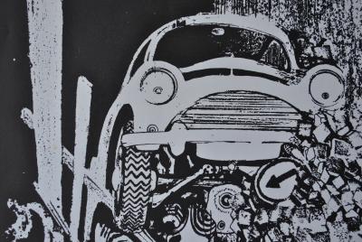 Leonardo CREMONINI : Contre les sens interdits, affiche Mai 68 originale signée 2
