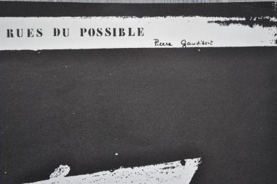 Leonardo CREMONINI : Contre les sens interdits, affiche Mai 68 originale signée 2