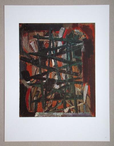 Nicolas DE STAËL (after) - Barrière, 1960 - Offset lithography 2