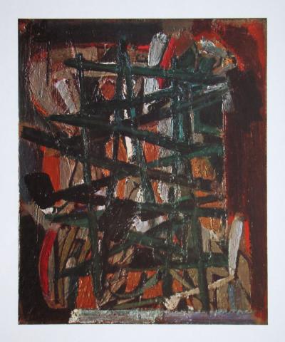 Nicolas DE STAËL (after) - Barrière, 1960 - Offset lithography 2