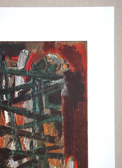 Nicolas DE STAËL (after) - Barrière, 1960 - Offset lithography 2