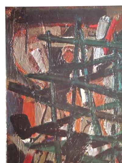 Nicolas DE STAËL (after) - Barrière, 1960 - Offset lithography 2