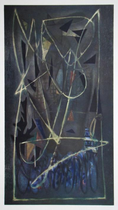 Nicolas DE STAËL (after) - Composition, 1960 - Offset lithography 2