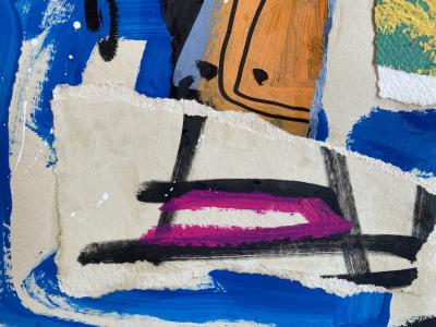 Jazzu - Poésie urbaine - Technique mixte sur papier 2