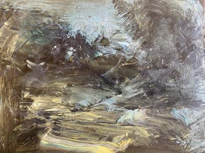 ronan barrot huile sur bois ’pour mon ami Pierre’ 2014 2
