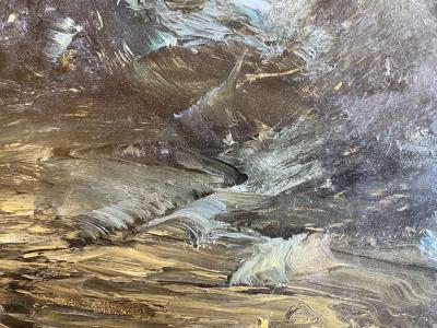 ronan barrot huile sur bois ’pour mon ami Pierre’ 2014 2