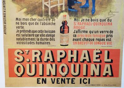 Raymond Tournon - St .Raphaël Quinquina -  affiche, vers 1895 2