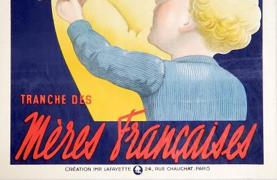Pierre Besniard, Loterie Nationale (Mères Françaises), affiche, 1940 2