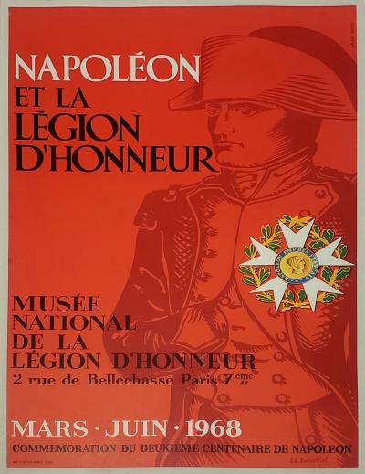 J.J. Ducourtial, Napoléon et la Légion d’Honneur, affiche, 1968