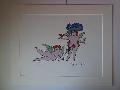 Andy WARHOL (d’après) - Angel - Granolithographie 2