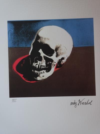 Andy WARHOL (d’après) - Skull, Lithographie signée et numérotée 2