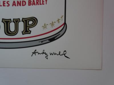 Andy Warhol (after), Campbells Soup  Beef -  Granolithographie 2