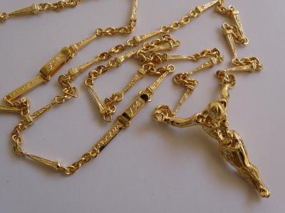 Salvador DALI (after) - Christ of Saint John of the Cross - Necklace and bracelet 2