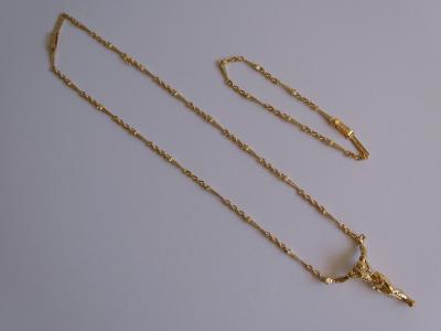 Salvador DALI (after) - Christ of Saint John of the Cross - Necklace and bracelet 2