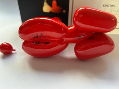 Whatshisname - Happy popek mini rouge, 2019, Résine 2