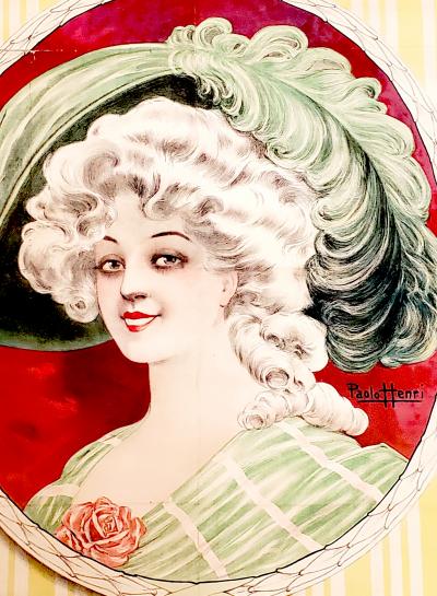 Paolo Henri, affiche lithographique originale, Edition Kossuth vers 1895 2