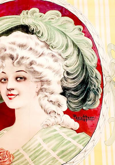 Paolo Henri, affiche lithographique originale, Edition Kossuth vers 1895 2