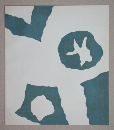 Jean Hans ARP - Configuration II., 1949 - Original woodcut 2