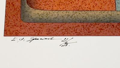 Mikhail Chemiakine, Souvenir de St. Petersbourg, lithographie E.A., 1972 2