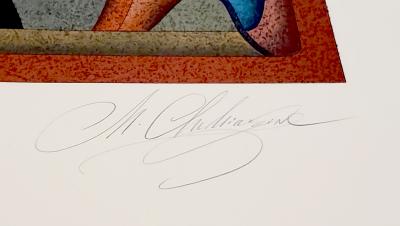 Mikhail Chemiakine, Souvenir de St. Petersbourg, lithographie E.A., 1972 2