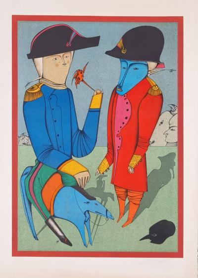 Mikhail Chemiakine, Carnaval, lithographie E.A., vers 1970 2