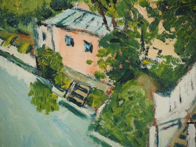Elisée Maclet - Montmartre Moulin de la Galette, vers 1930 - Huile sur panneau 2