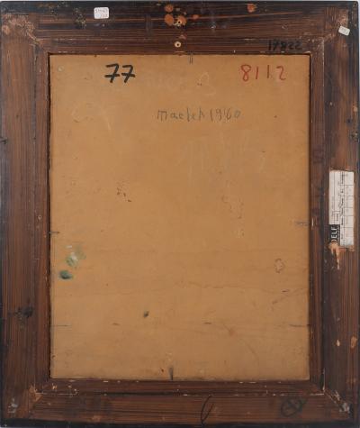 Elisée Maclet - Montmartre Moulin de la Galette, vers 1930 - Huile sur panneau 2